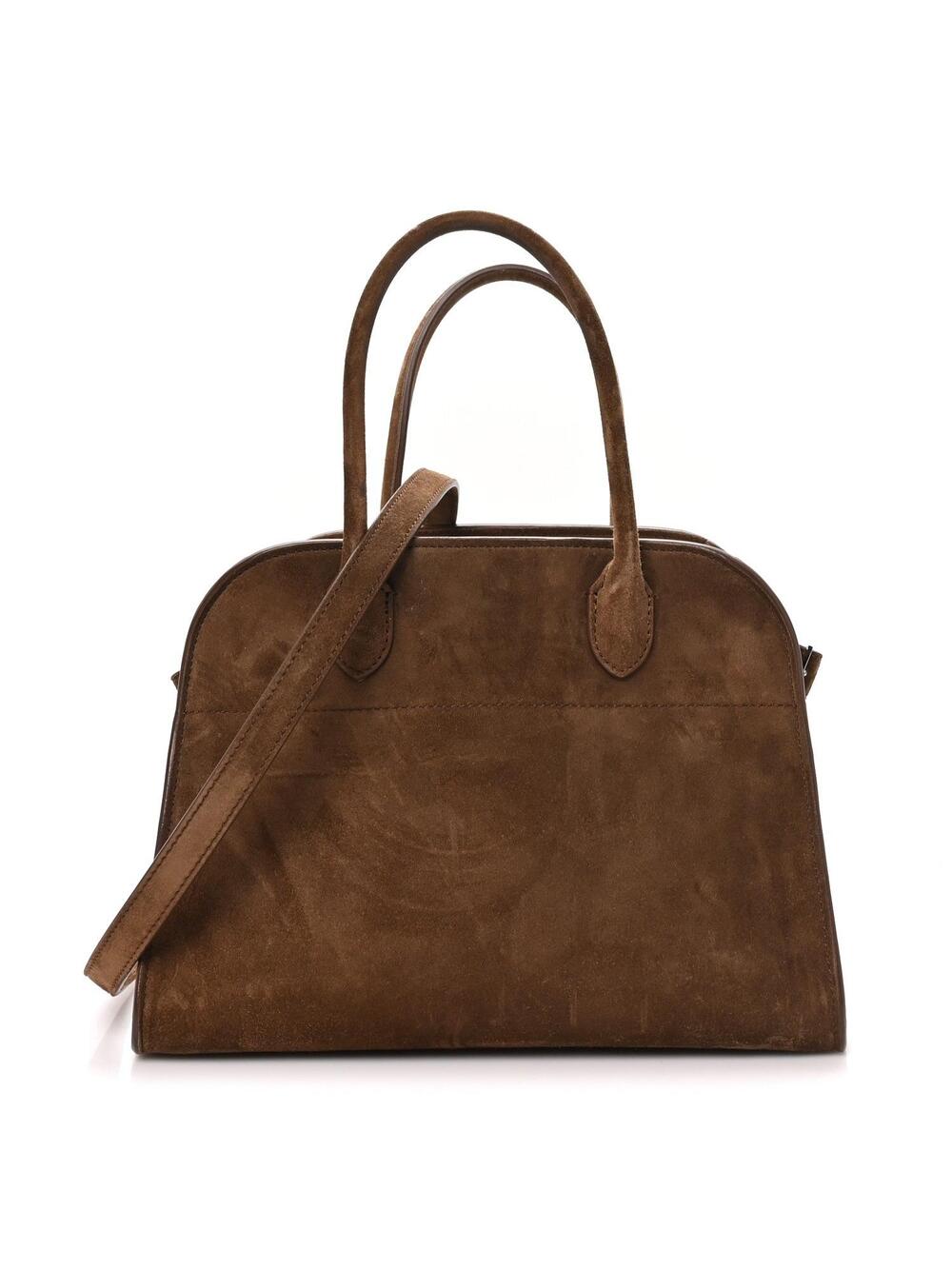 The Row Suede Soft Margaux 10 Bag #368226T39B